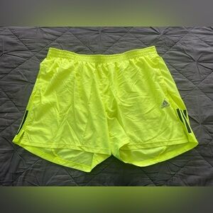 Adidas Mens Own The Run 5” Shorts XXL yellow